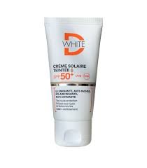 D-White Crème Solaire Teintée Clair Spf50 – 50ml