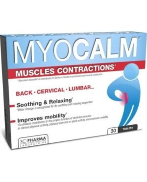 3C PHARMA MYOCALM MUSCLES CONTRACTIONS 30 TABLETS