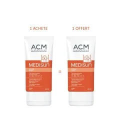 ACM MEDISUN CRÈME SPF 50+ INVISIBLE 40ml Achete + 1 offert