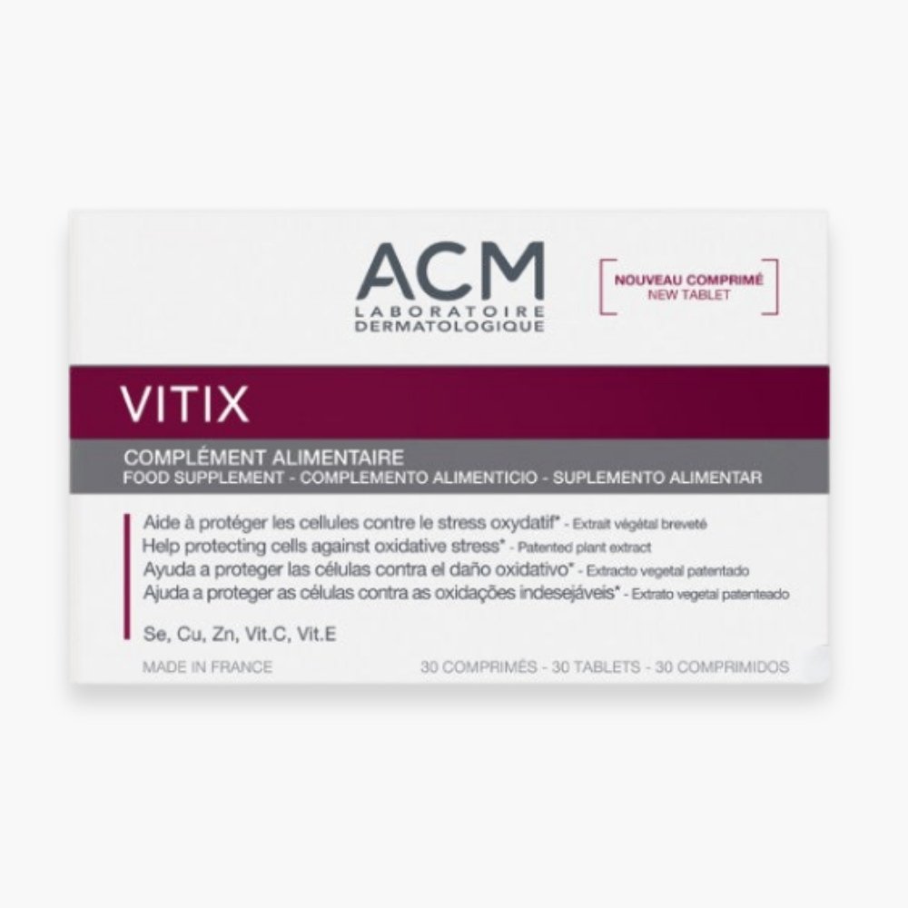ACM - Vitix Dépigmentation & Vitiligo - 30 Comprimés Maroc au meilleur prix | Parachezvous.ma