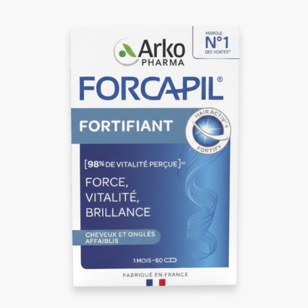 ARKOPHARMA - Forcapil Fortifiant Cheveux & Ongles Force, Vitalité & Brillance - 60 Gélules Maroc au meilleur prix | Parachezvous.ma