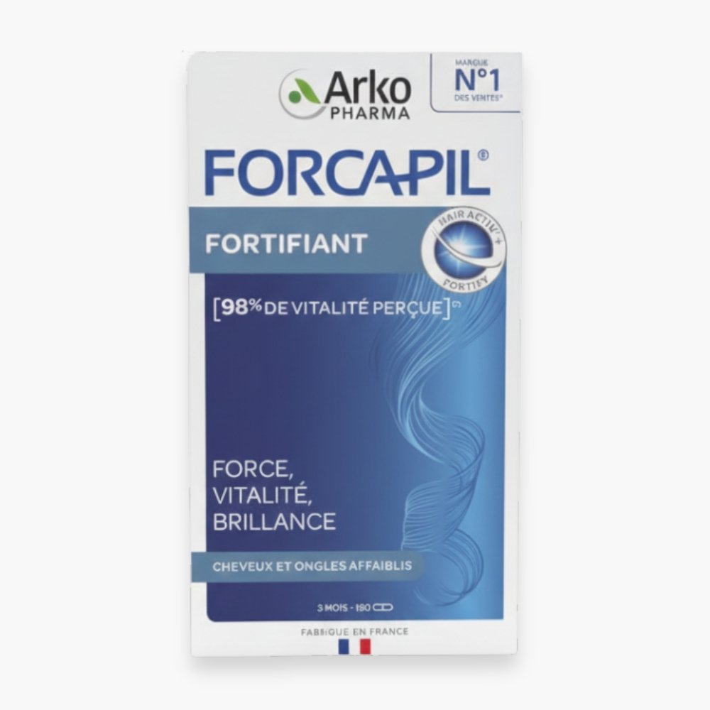 ARKOPHARMA - Forcapil Fortifiant Cheveux & Ongles Force, Vitalité & Brillance - 180 Gélules Maroc au meilleur prix | Parachezvous.ma