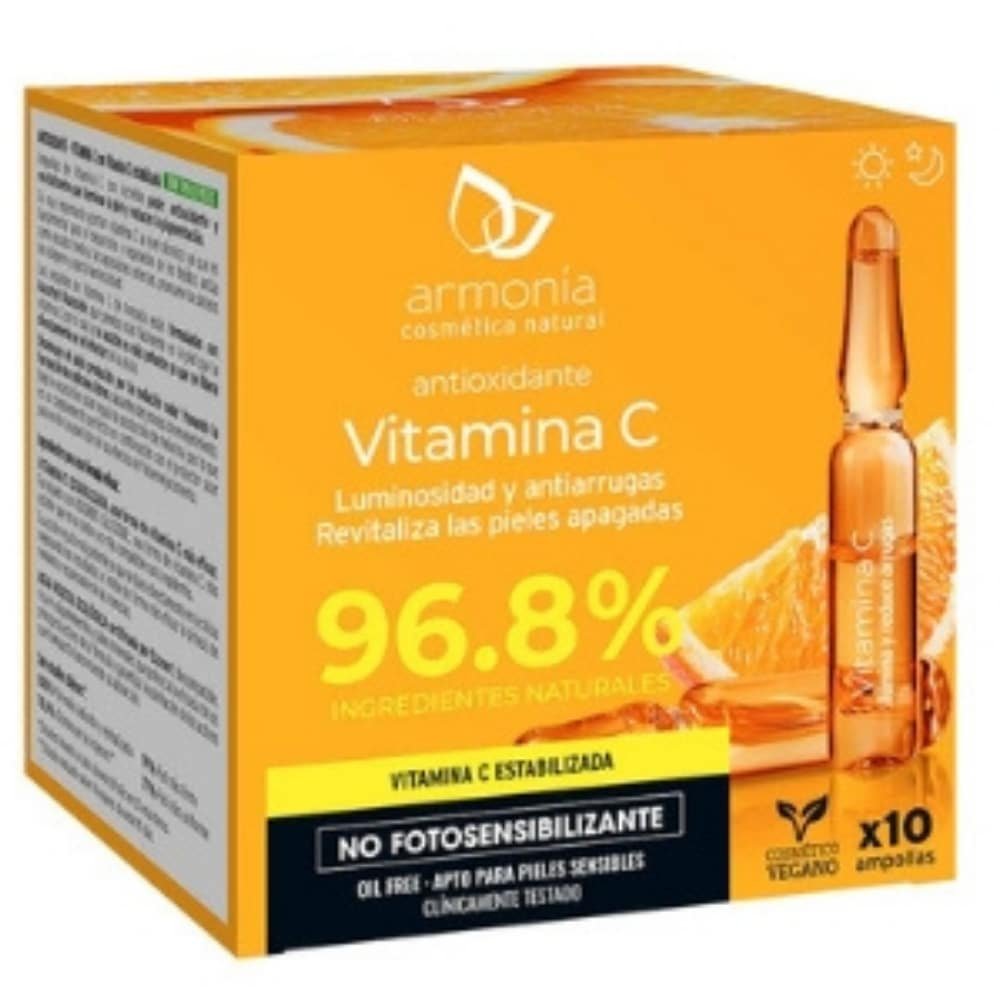 ARMONIA - Antioxydants Vitamine C Eclat Et Anti-rides Ampoules - 10x - 2ml Maroc au meilleur prix | Parachezvous.ma