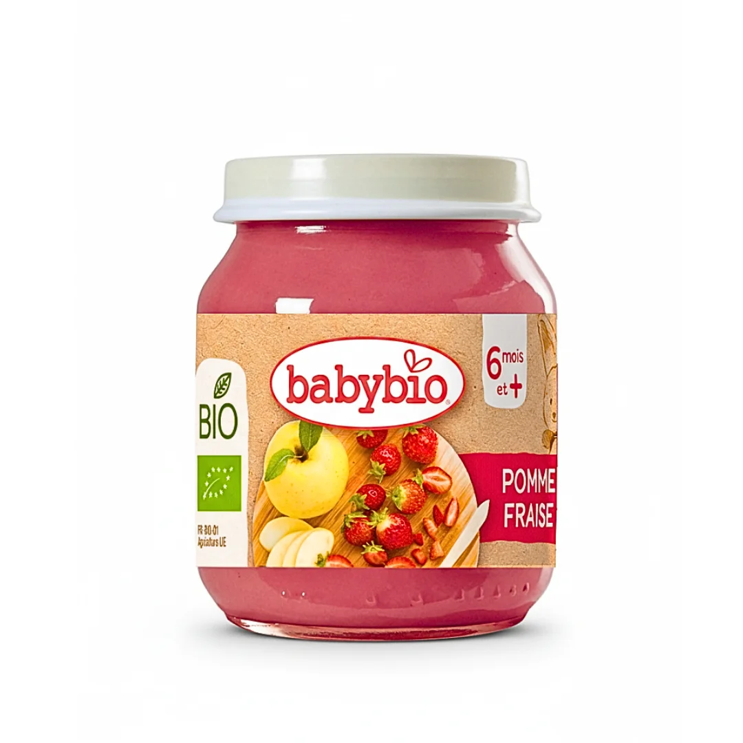 BABYBIO - Petit Pot Pomme Fraise - 130g Maroc au meilleur prix | Parachezvous.ma
