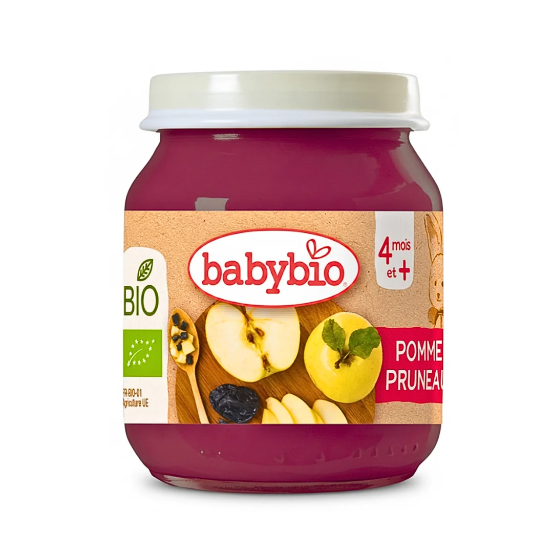 BABYBIO - Petit Pot Pomme Pruneau - 130g Maroc au meilleur prix | Parachezvous.ma