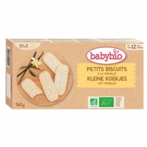 BABYBIO - Petits Biscuits À La Vanille 12mois+ Bio - 10x - 16g Maroc au meilleur prix | Parachezvous.ma