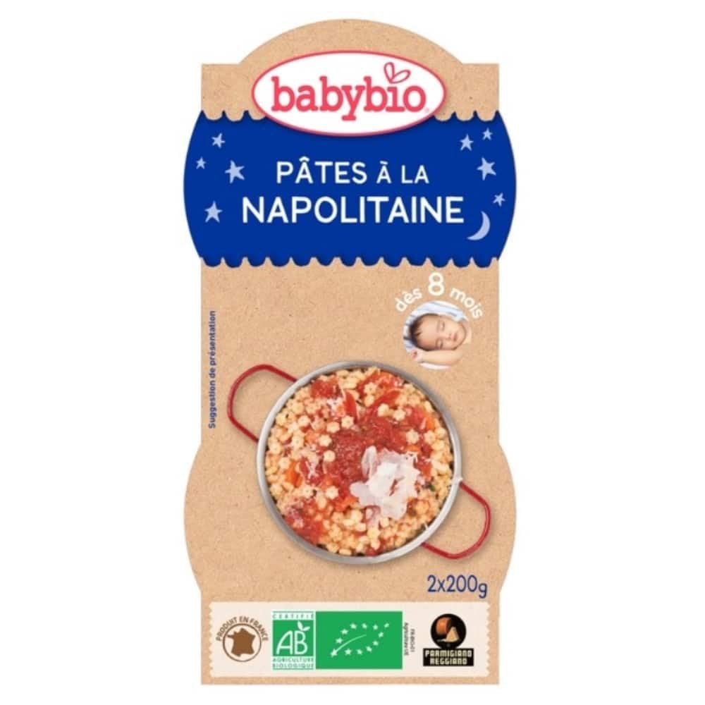 BABYBIO - Repas Bonne Nuit Pâtes À La Napolitaine 8mois+ Bio - 2x - 200g Maroc au meilleur prix | Parachezvous.ma