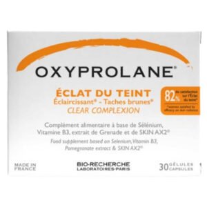 BIO-RECHERCHE - Oxyprolane Eclat Du Teint Eclaircissant Et Taches Brunes - 30 Gélules Maroc au meilleur prix | Parachezvous.ma