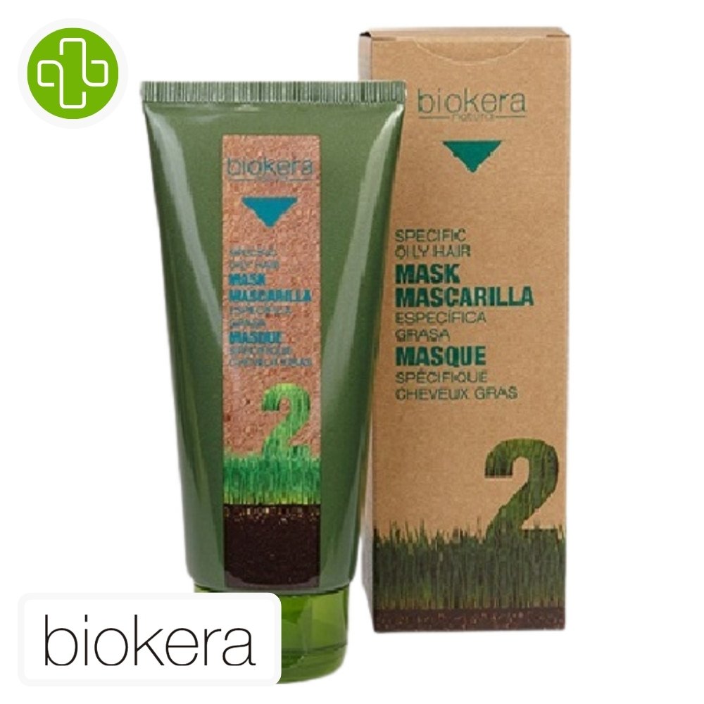 BIOKERA - Masque Cheveux Gras - 200ml Maroc au meilleur prix | Parachezvous.ma