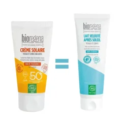 BioRegena Ecran Solaire Invisible en Crème Spf50 – 40ml + Lait Après Soleil 125ml offert