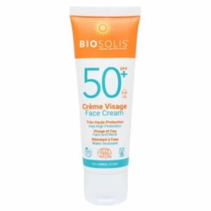 BIOSOLIS - Crème Visage SPF50+ Bio - 50ml Maroc au meilleur prix | Parachezvous.ma