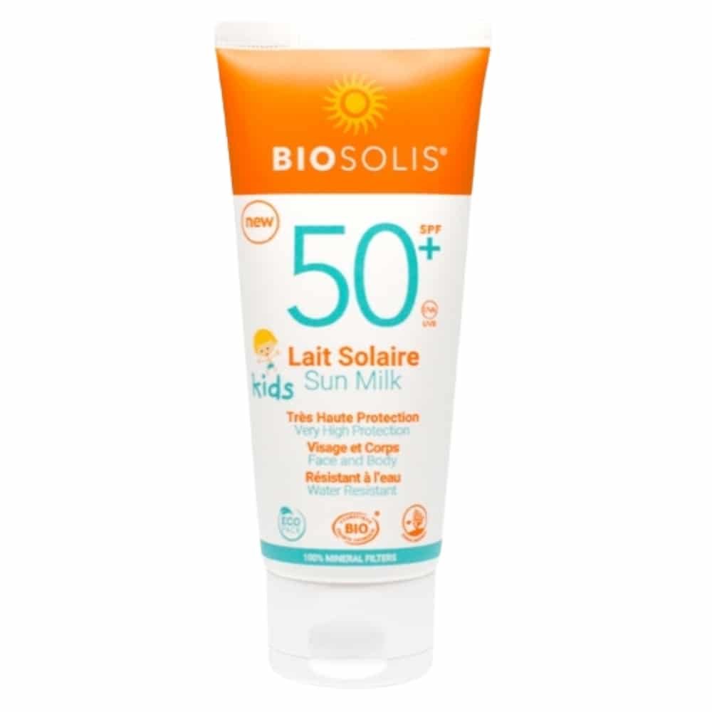 BIOSOLIS - Kids Lait Solaire SPF50+ Bio - 100ml Maroc au meilleur prix | Parachezvous.ma