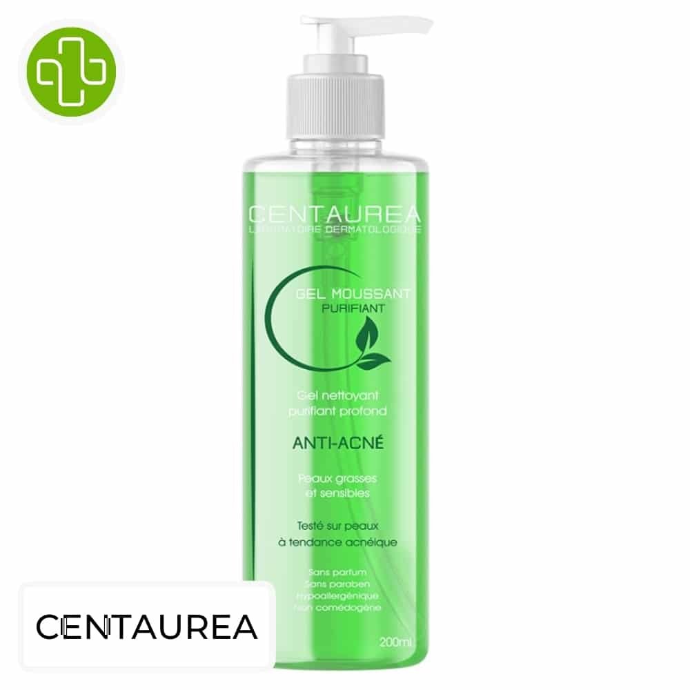 CENTAUREA - Gel Moussant Purifiant Anti-acné - 500ml Maroc au meilleur prix | Parachezvous.ma