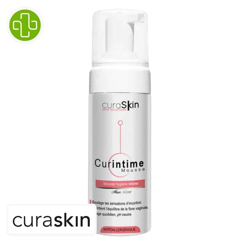 CURASKIN - Curintime Mousse Hygiène Intime - 150ml Maroc au meilleur prix | Parachezvous.ma