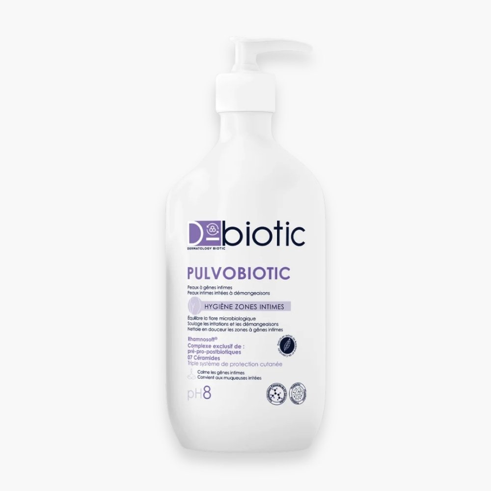 D-BIOTIC - Pulvobiotic Hygiène Zones Intime pH 8 - 500ml Maroc au meilleur prix | Parachezvous.ma