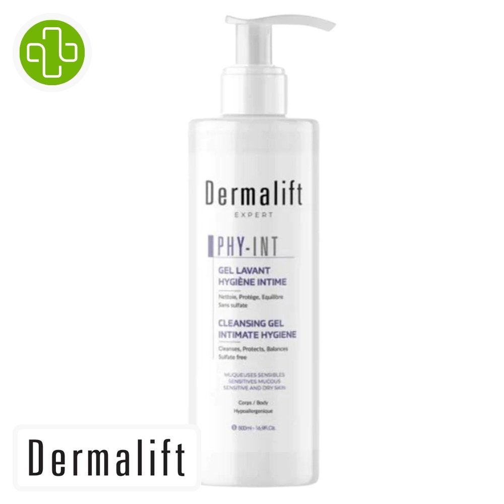DERMALIFT - PHY-INT Gel Lavant Hygiène Intime - 200ml Maroc au meilleur prix | Parachezvous.ma
