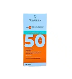 DERMALIUM - Ecran Solaire Peaux Grasse A Imperfections SPF50+ - 50ml Maroc au meilleur prix | Parachezvous.ma