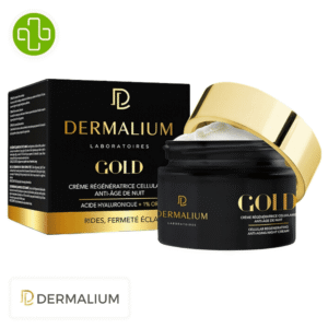 DERMALIUM - Gold Crème Régénaratrice Cellulaire Anti-âge De Nuit - 50ml Maroc au meilleur prix | Parachezvous.ma