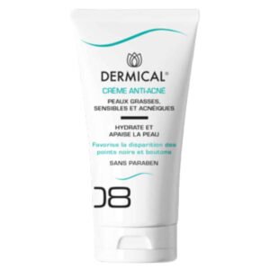 DERMICAL - 08 Crème Anti-acné Hydratante Apaisante - 50ml Maroc au meilleur prix | Parachezvous.ma