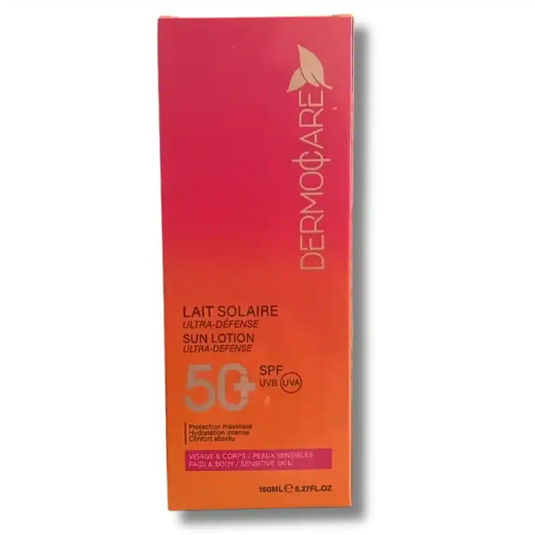 DERMOCARE - Lait Solaire SPF50+ - 150ml Maroc au meilleur prix | Parachezvous.ma