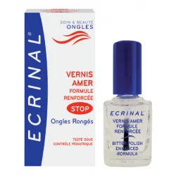 ECRINAL Vernis amer Stop ongles Rongés Totalement invisible.