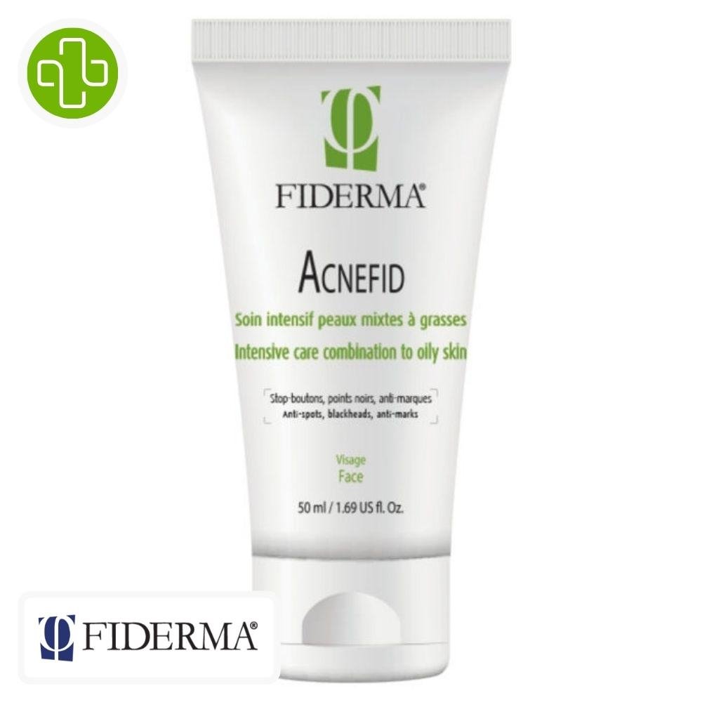 FIDERMA - Acnefid Soin Intensif Peau Mixte À Grasse - 50ml Maroc au meilleur prix | Parachezvous.ma