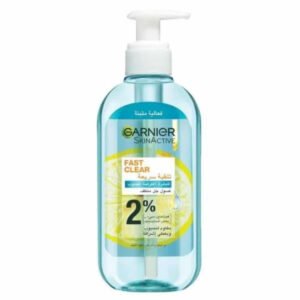 GARNIER - Skin Active Fast Clear Gel Nettoyant Moussant Anti Acné Avec De L’acide Salicylique - 200ml Maroc au meilleur prix | Parachezvous.ma