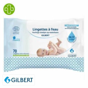 GILBERT - Lingettes À L'eau - 70u Maroc au meilleur prix | Parachezvous.ma