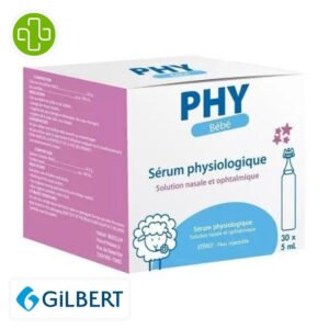 GILBERT - PHY Bébé Sérum PHYSIOLOGIQUE Solution Nasale Et Ophtalmique - 30x - 5ml Maroc au meilleur prix | Parachezvous.ma