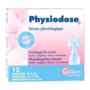 GILBERT - PHYSIODOSE Sérum PHYSIOLOGIQUE Unidoses - 15x - 5ml Maroc au meilleur prix | Parachezvous.ma