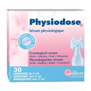 GILBERT - PHYSIODOSE Sérum PHYSIOLOGIQUE Unidoses - 30x - 5ml Maroc au meilleur prix | Parachezvous.ma