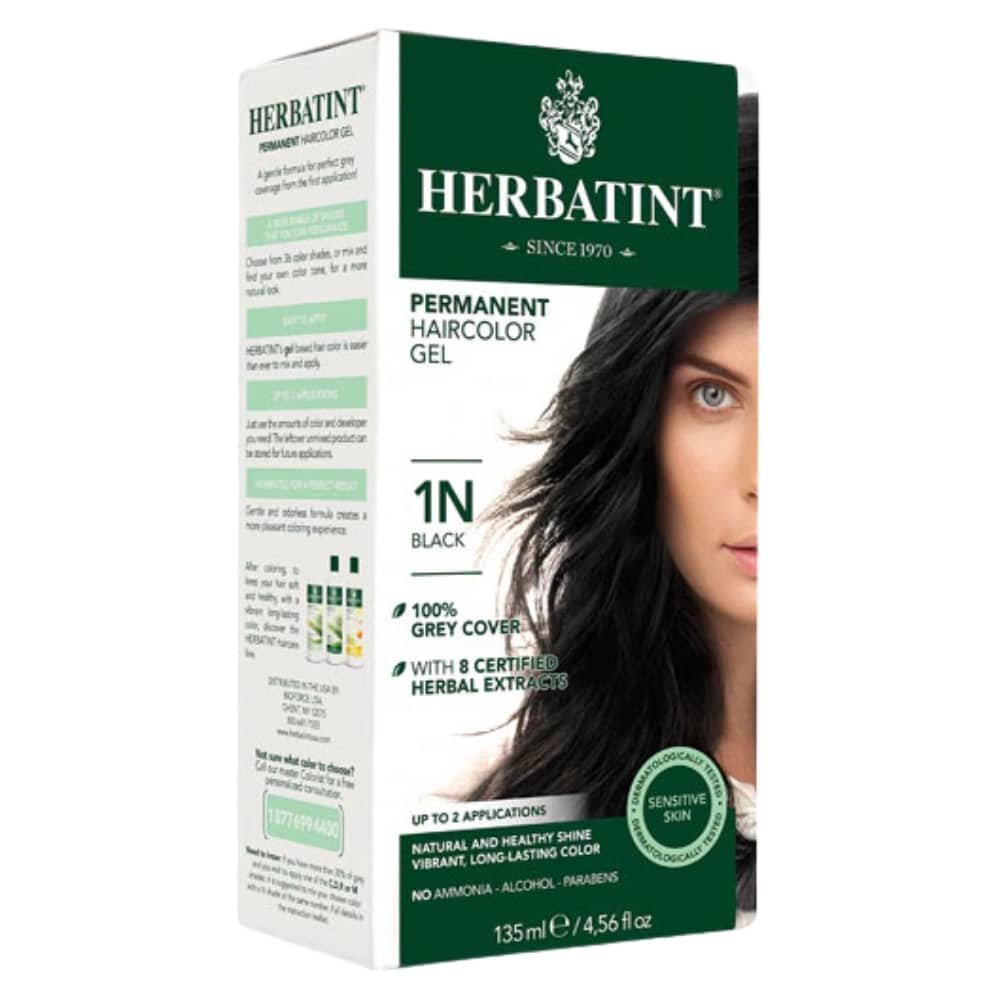 HERBATINT - Coloration Cheveux Permanente - 150ml - 1n - Noir Maroc au meilleur prix | Parachezvous.ma
