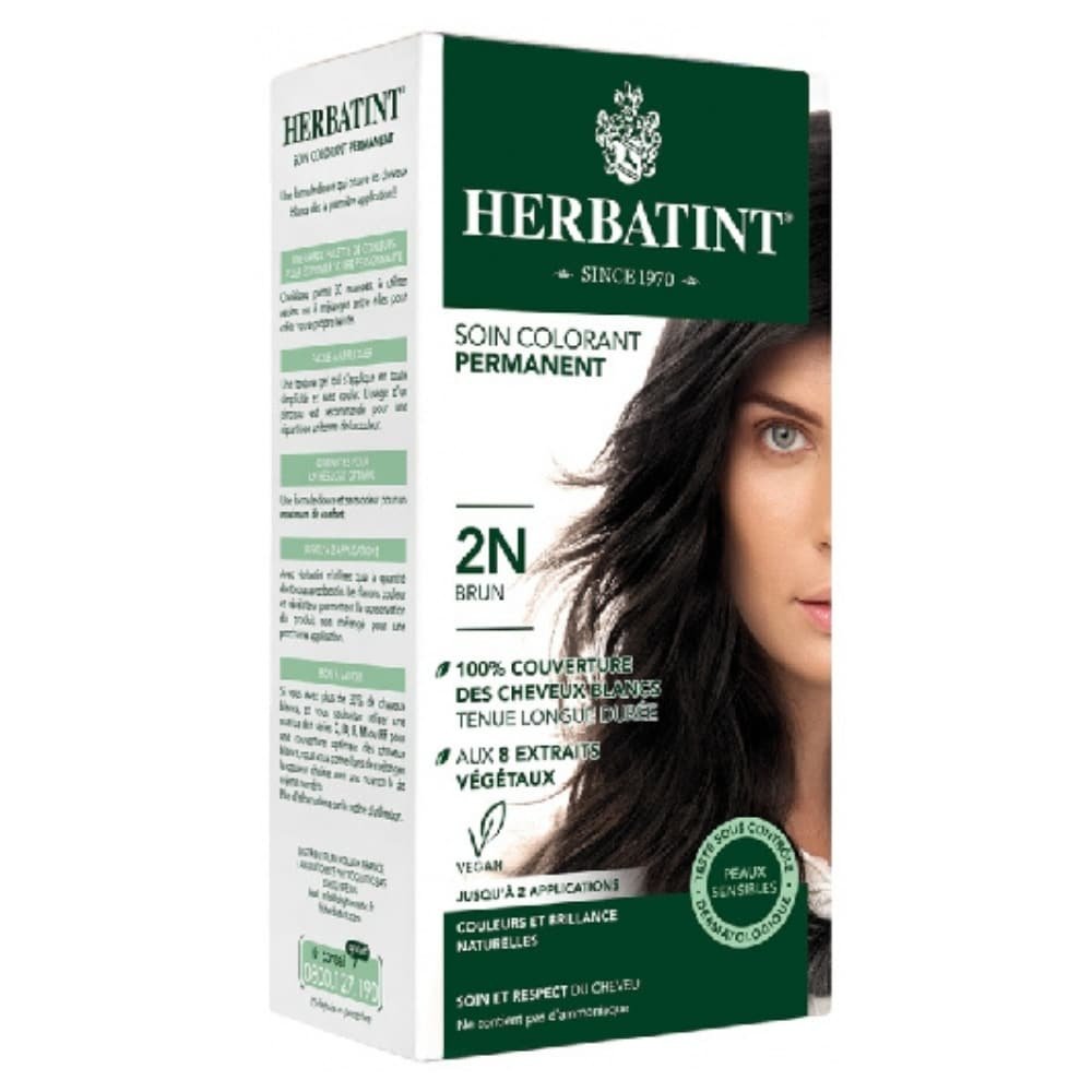 HERBATINT - Coloration Cheveux Permanente - 150ml - 2n - Brun Maroc au meilleur prix | Parachezvous.ma