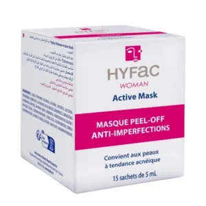 HYFAC WOMAN ACTIVE MASK MASQUE PEEL-OFF 15 SACHETS (Copie)