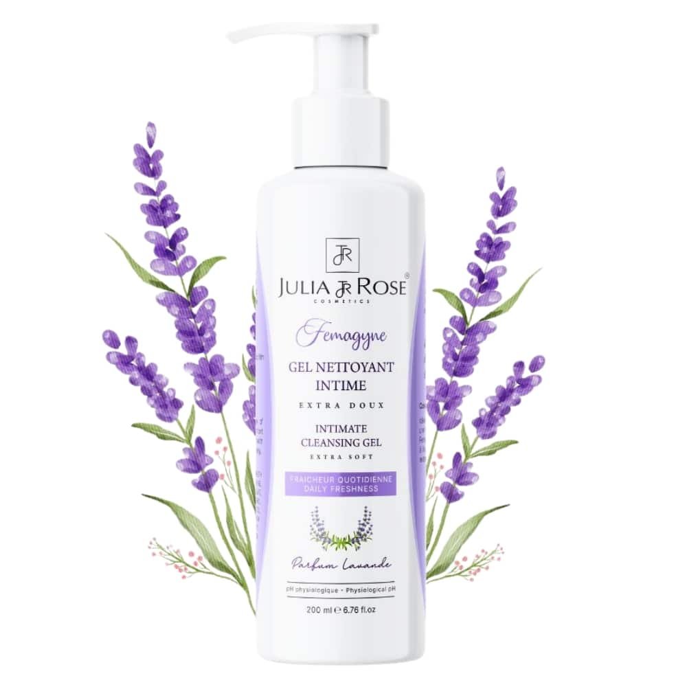 JULIA & ROSE - Femagyne Gel Nettoyant Intime Extra Doux Parfum Lavande - 200ml Maroc au meilleur prix | Parachezvous.ma