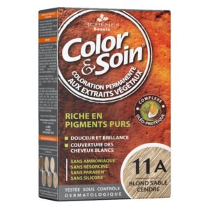 LES 3 CHÊNES - Color & Soin Coloration Cheveux Permanente Aux Extraits Végétaux - 11a - Blond Sable Cendré Maroc au meilleur prix | Parachezvous.ma