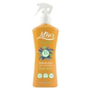 LITEN'S - Spray Solaire À L'aloe Vera SPF15 - 250ml Maroc au meilleur prix | Parachezvous.ma