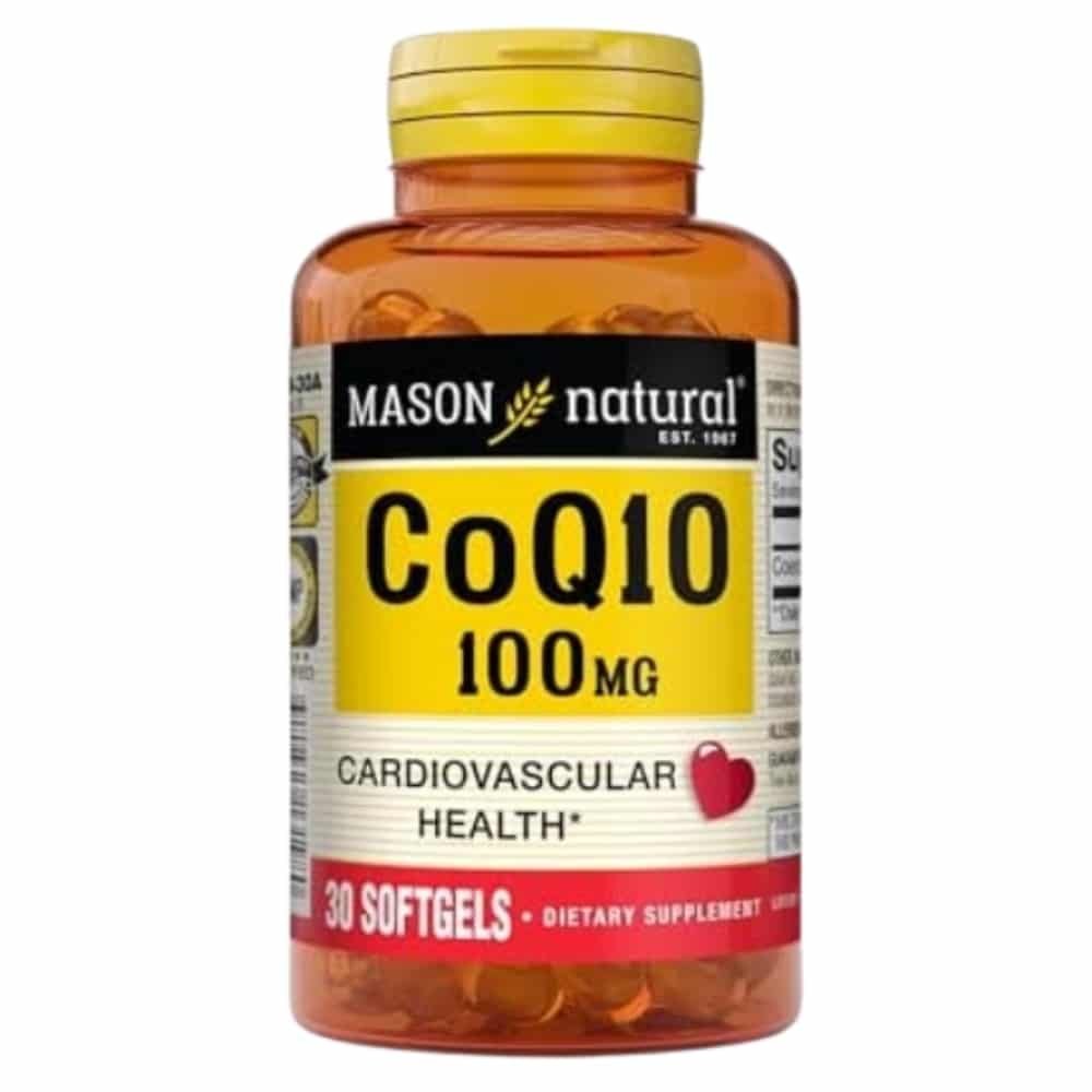 MASON NATURAL - Coq10 100mg Santé Cardiovasculaire - 30 Gélules Maroc au meilleur prix | Parachezvous.ma