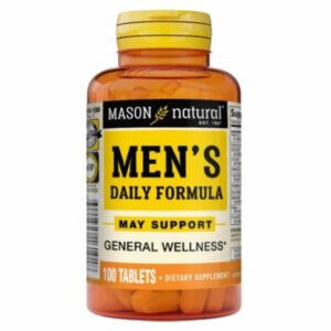 MASON NATURAL - Formule Quotidienne Pour Hommes Santé Globale - 100 Comprimés Maroc au meilleur prix | Parachezvous.ma