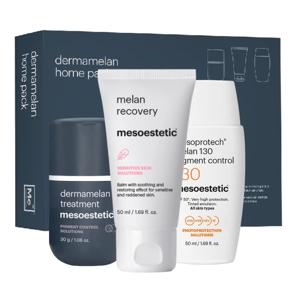 MESOESTETIC - Dermamelan Home Pack (1x Dermamelan Crème + 1x Melan Recovery + 1x Mesoprotech 130) Maroc au meilleur prix | Parachezvous.ma