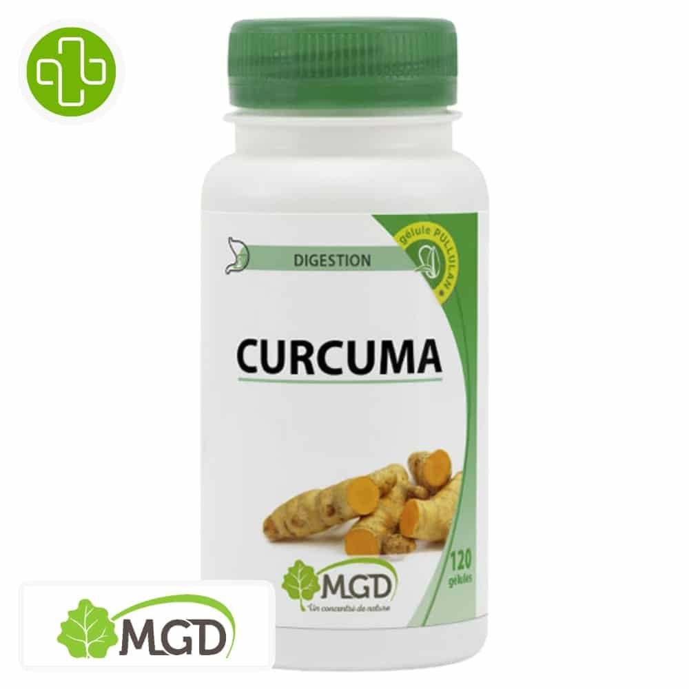 MGD NATURE - Digestion Curcuma - 120 Gélules Maroc au meilleur prix | Parachezvous.ma