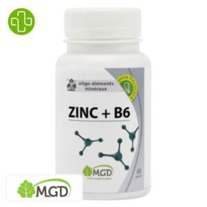 MGD NATURE - Oligo-elements Minéraux Zinc Et B6 - 60 Gélules Maroc au meilleur prix | Parachezvous.ma