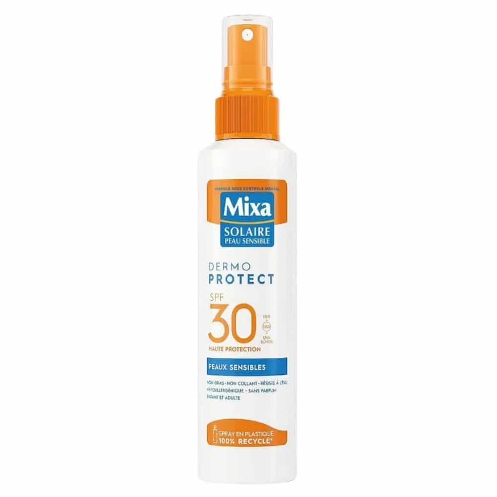 MIXA - Solaire Adult Spray Peaux Sensibles SPF30+ - 150ml Maroc au meilleur prix | Parachezvous.ma