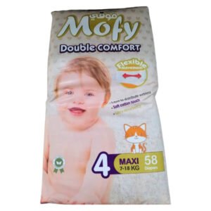 MOFY - Double Comfort Couches Bébés N4 Maxi 7-18kg - 58u Maroc au meilleur prix | Parachezvous.ma
