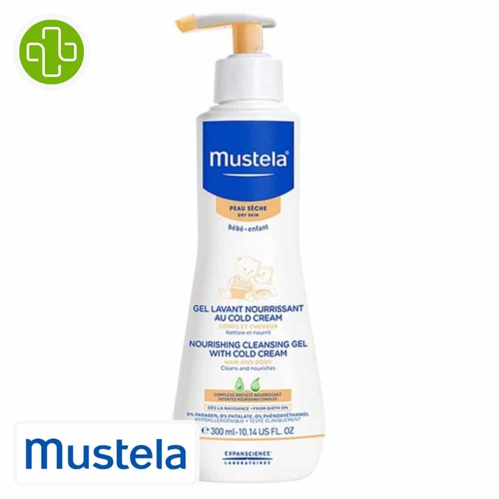 MUSTELA - Bébé-enfant Gel Lavant Nourrissant Au Cold Cream - 300ml Maroc au meilleur prix | Parachezvous.ma