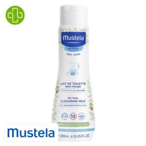 MUSTELA - Bébé-enfant Lait De Toilette Sans Rrinçage - 200ml Maroc au meilleur prix | Parachezvous.ma