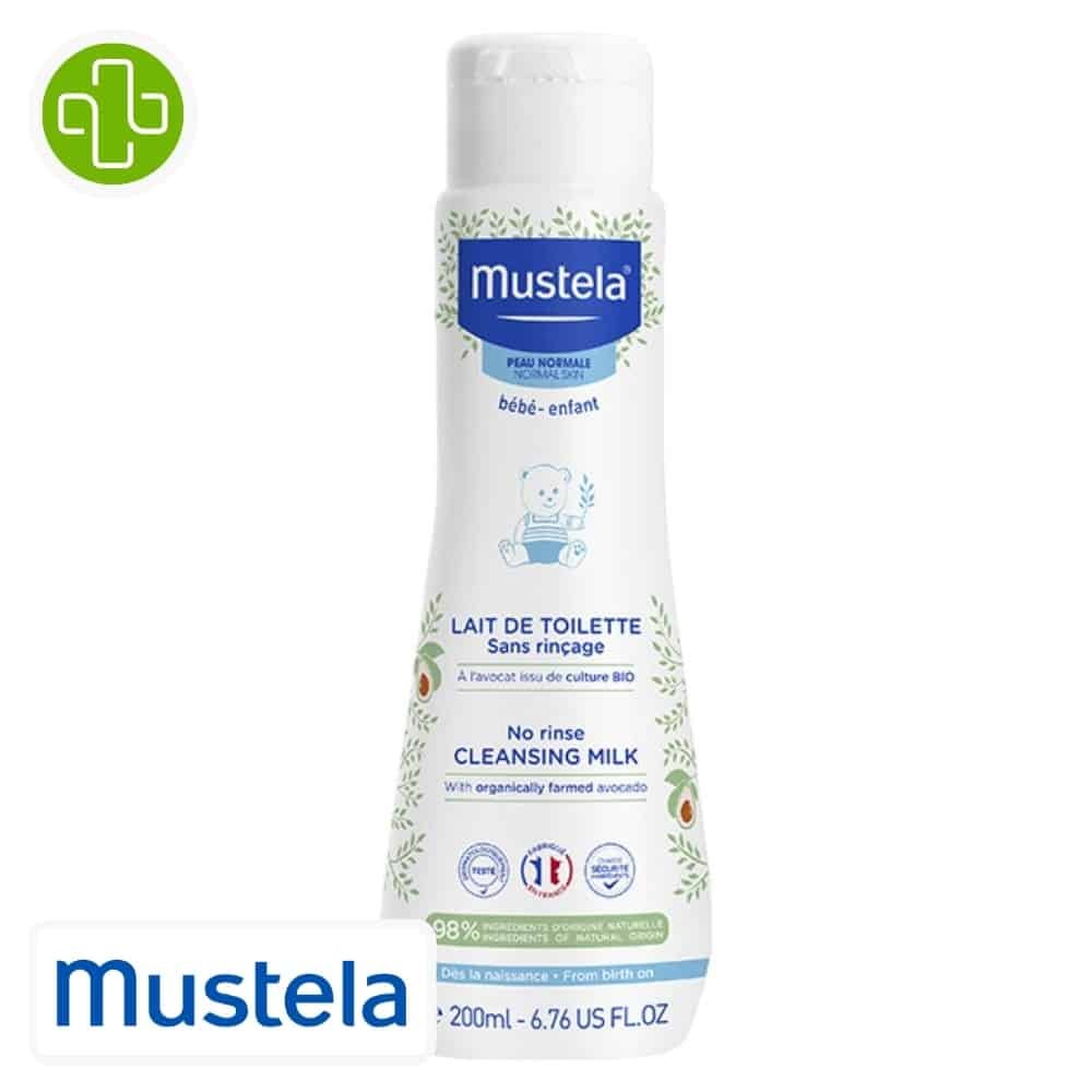 MUSTELA - Bébé-enfant Lait De Toilette Sans Rrinçage - 200ml Maroc au meilleur prix | Parachezvous.ma