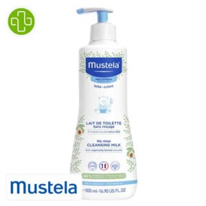 MUSTELA - Bébé-enfant Lait De Toilette Sans Rrinçage - 500ml Maroc au meilleur prix | Parachezvous.ma