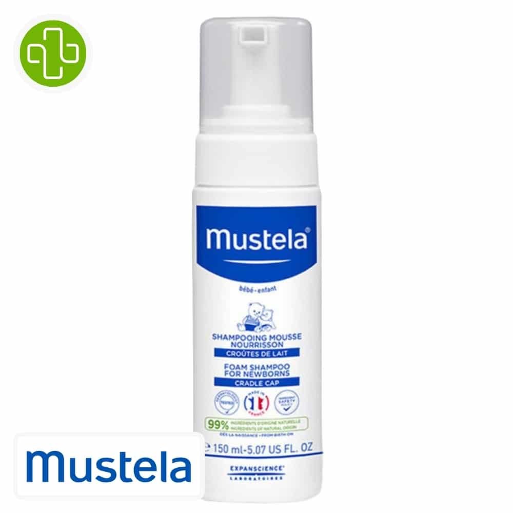 MUSTELA - Bébé-enfant Shampoing Mousse Nourrisson Croûtes De Lait - 150ml Maroc au meilleur prix | Parachezvous.ma