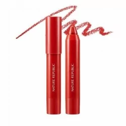 NATURE REPUBLIC BY FLOWER ECO CRAYON LIP VELVET 03 HIBISCUS